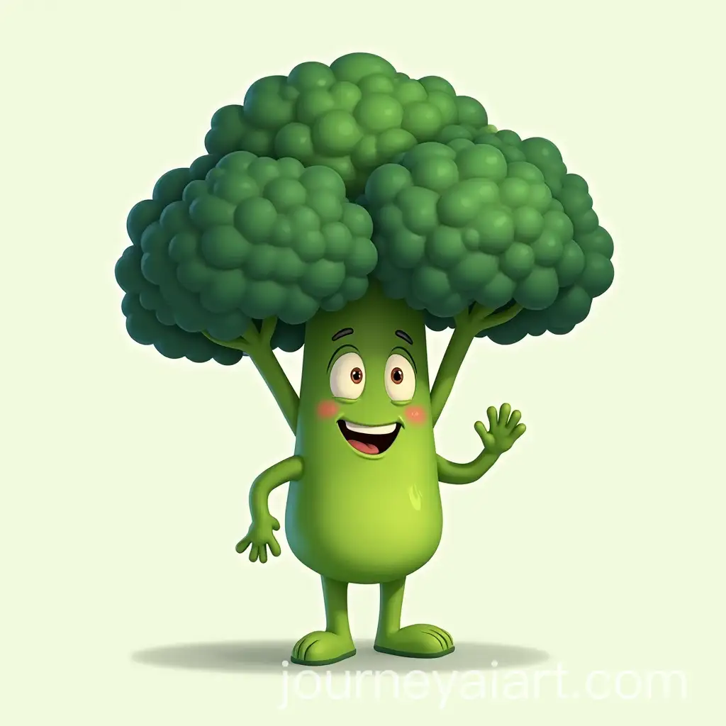 Broccoli-Character-with-Playful-Expression-and-Anthropomorphic-Features
