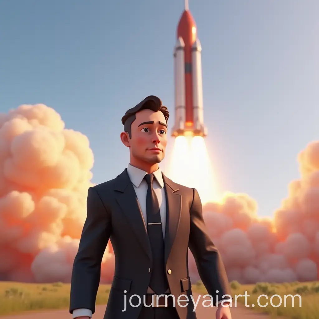 Cartoon-Character-in-Fortnite-Style-with-Rocket-Launching-Background