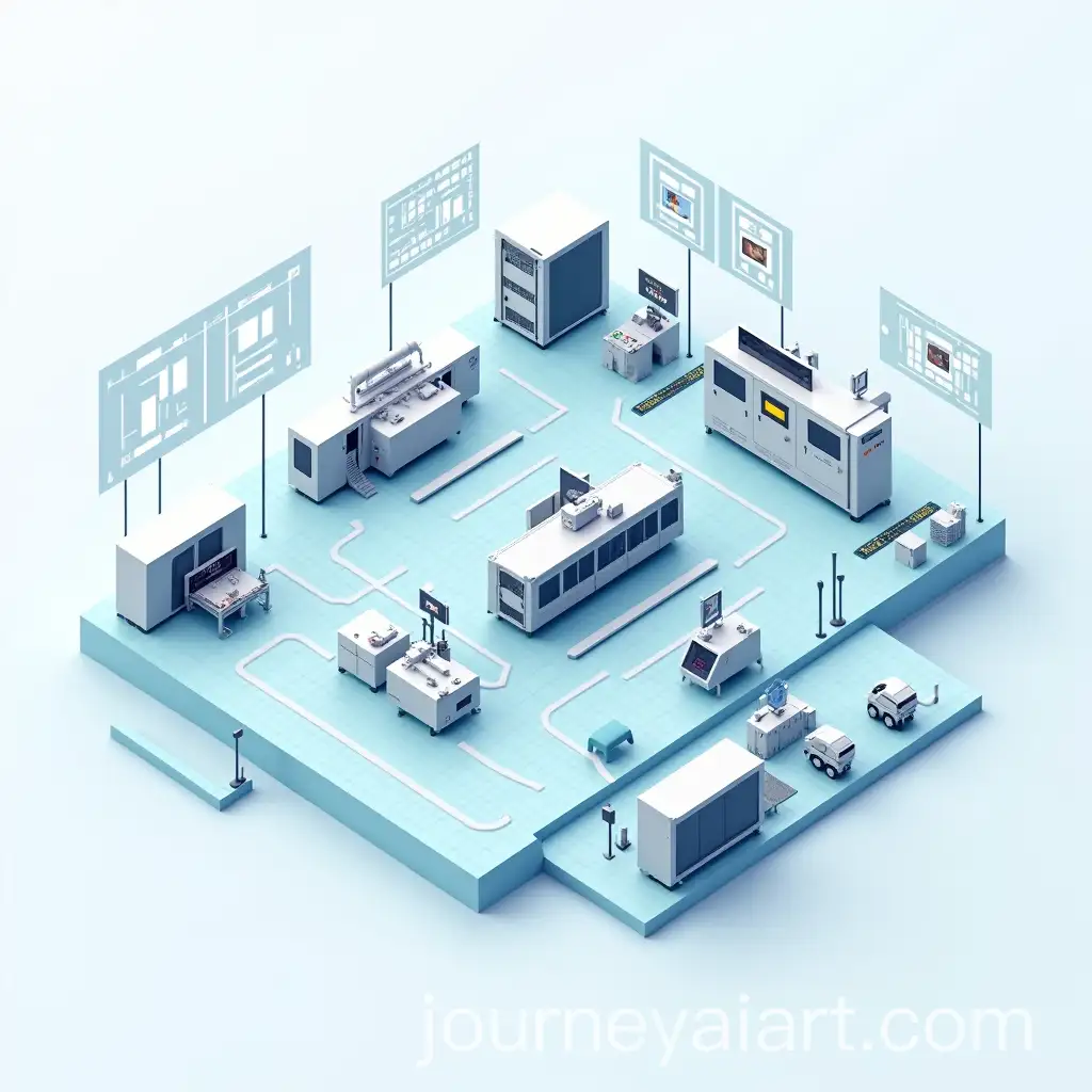 3D-Flowchart-of-SMT-Process-in-Electronic-Manufacturing-Factory