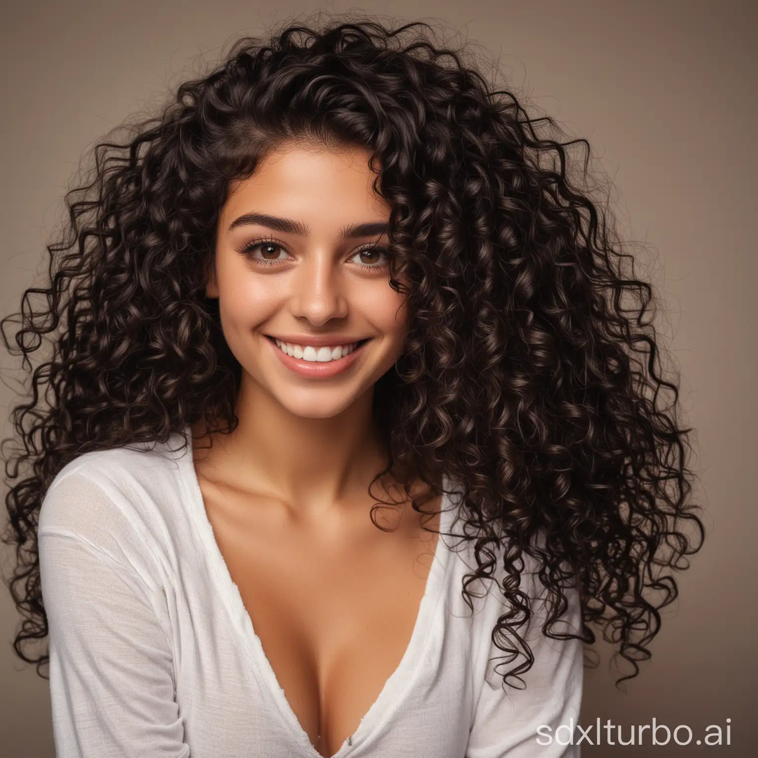 Beautiful-Italian-Young-Woman-with-Curly-Black-Hair-and-Brown-Eyes