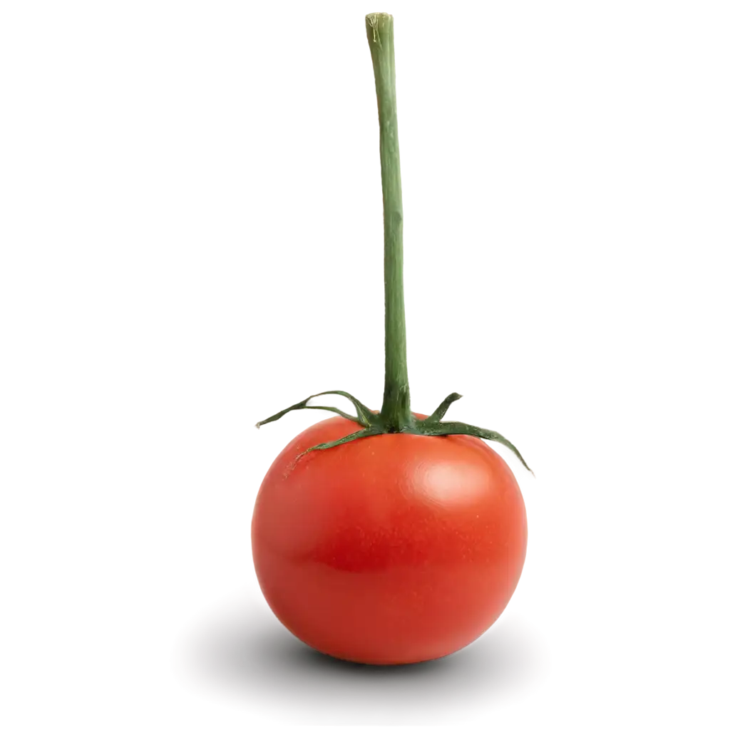 HighQuality-PNG-Image-of-a-Single-Tomato-for-Versatile-Digital-Use