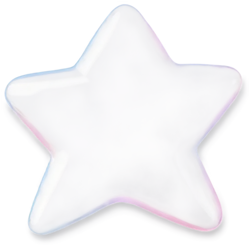 Stunning-Transparent-Star-PNG-with-Floating-Number-6-Perfect-for-Creative-Designs