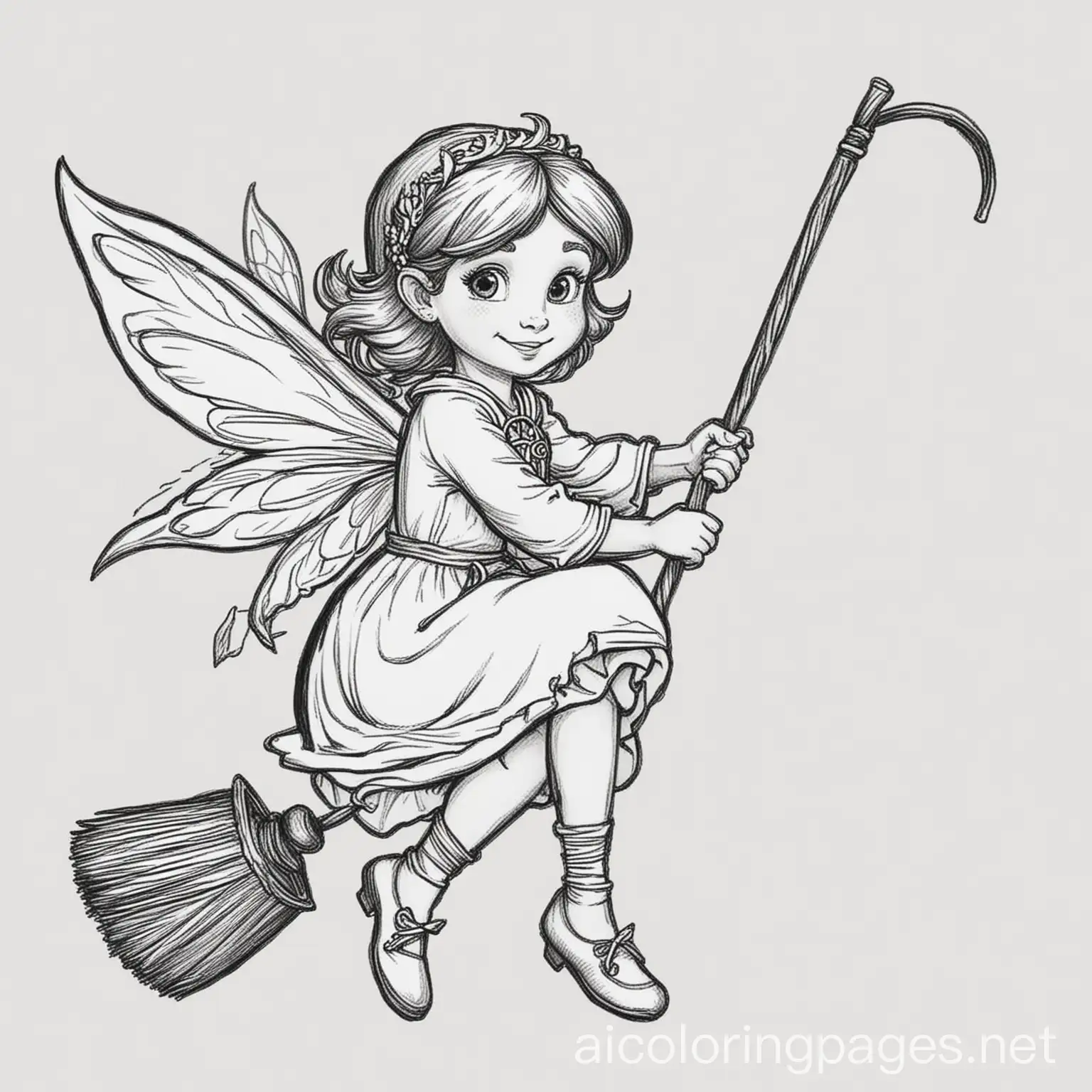 Fairy-Riding-Broomstick-Coloring-Page-for-Kids