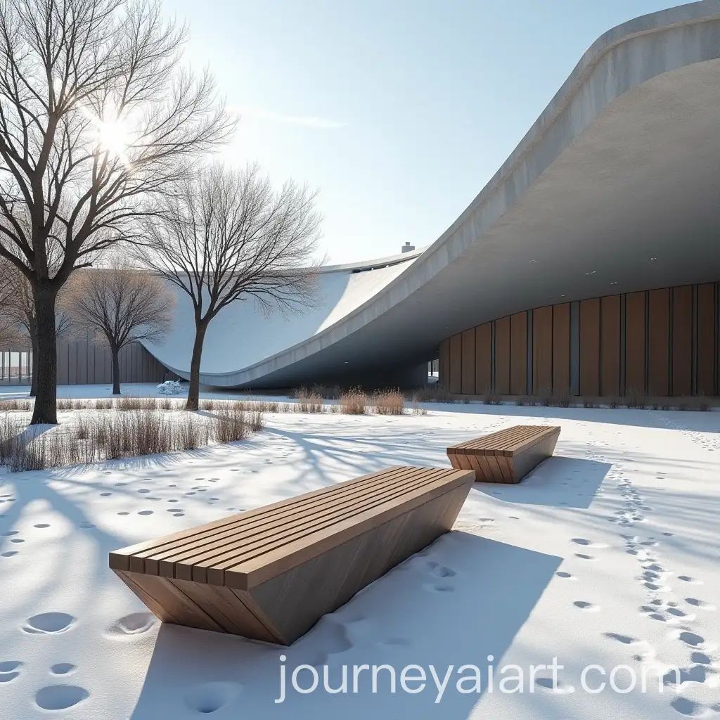 Contemporary-Outdoor-Bench-Inspired-by-Zaha-Hadids-Architectural-Style