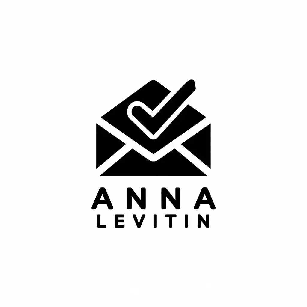 LOGO-Design-For-Anna-Levitin-Modern-Email-Symbol-for-Marketing-Industry