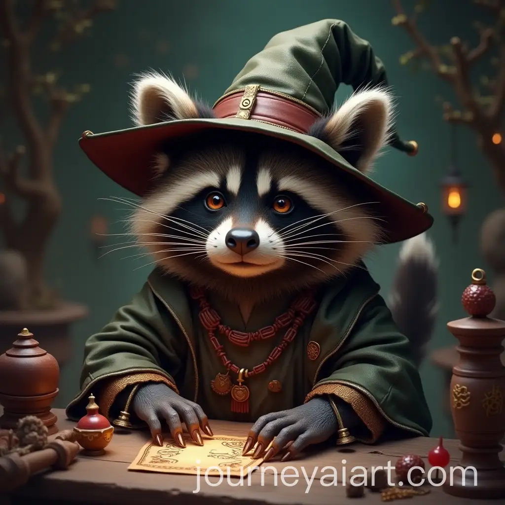 Wizard-Raccoon-Playing-Dungeons-and-Dragons