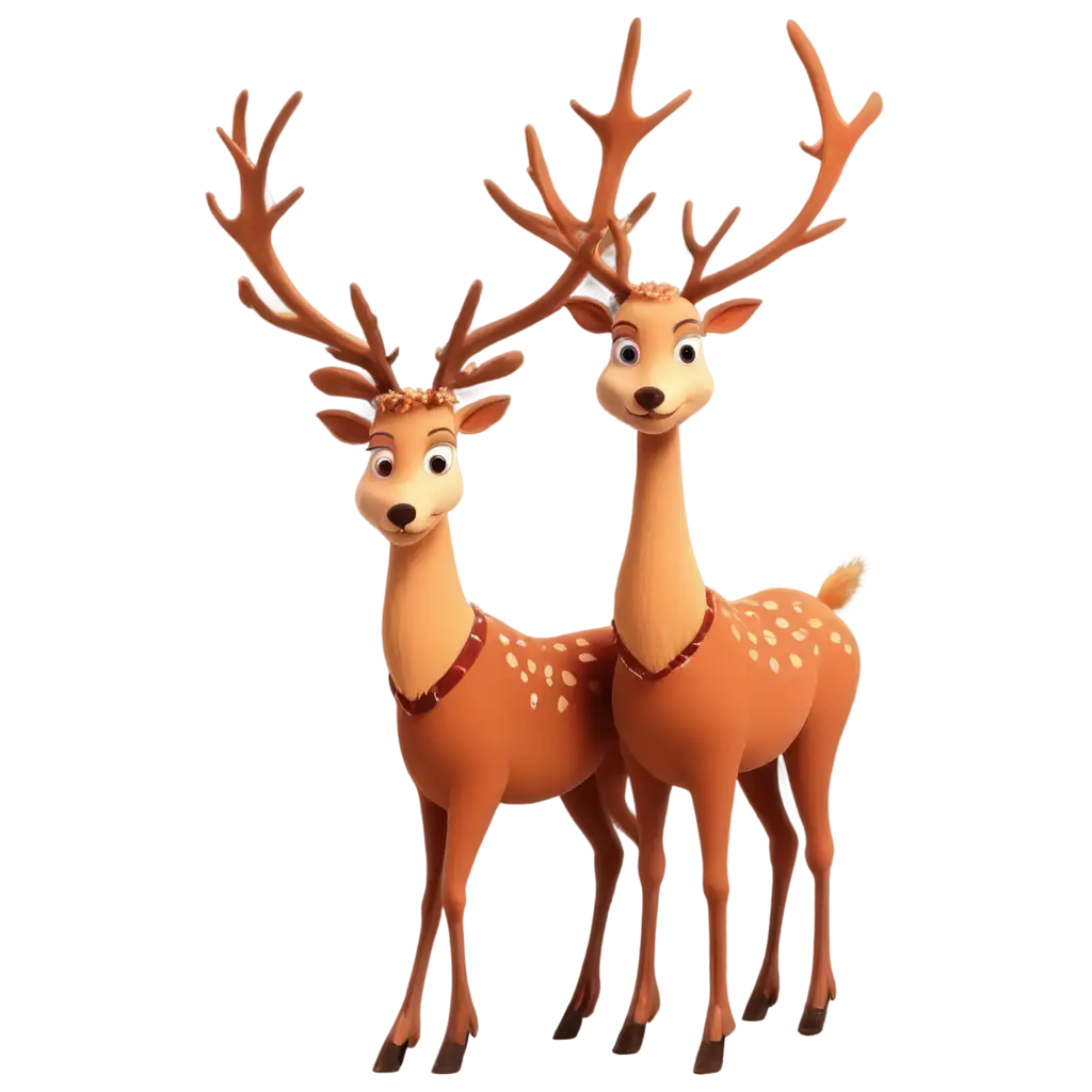Free-Download-Traditional-Merry-Christmas-Santa-Claus-and-Reindeer-PNG-forPNG-Image-Usage-Scenarios-Wallpaper-Poster-and-Banner-Design