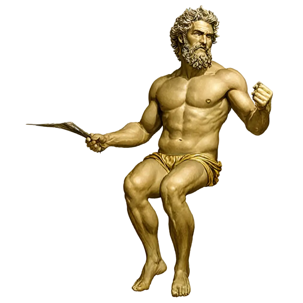 Zeus-PNG-Image-Stunning-HighQuality-Representation-of-the-Greek-God