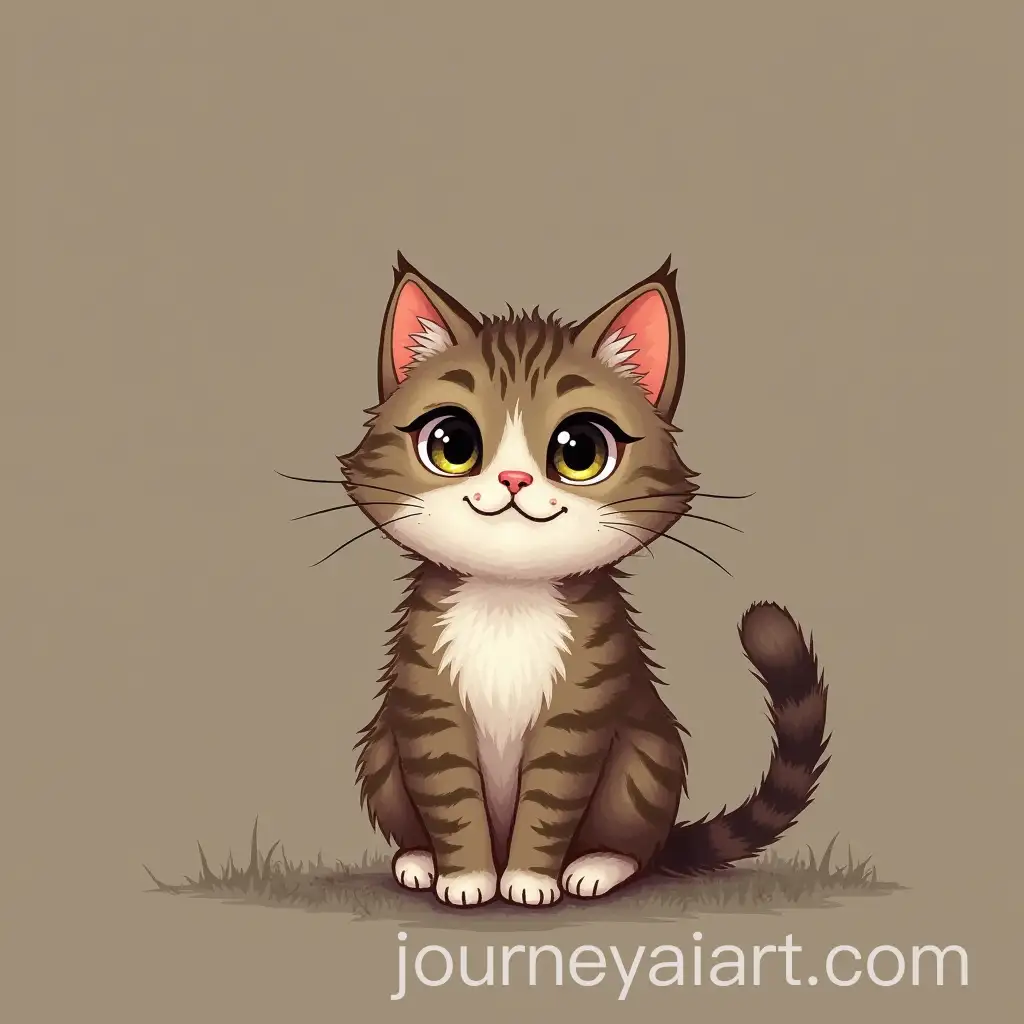 Adorable-Cat-with-Playful-Expression-in-Cozy-Setting