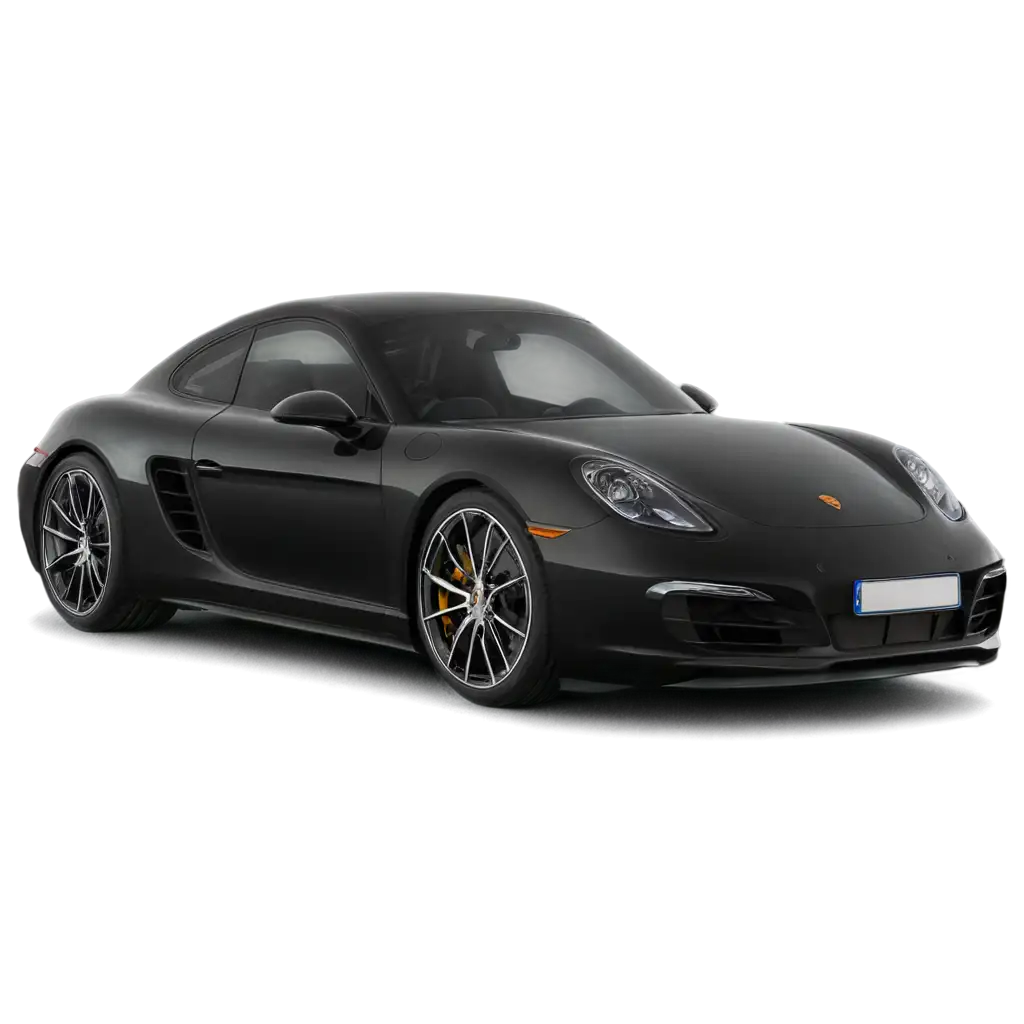 HighQuality-PNG-Image-of-a-Black-Porsche-from-an-Upward-View