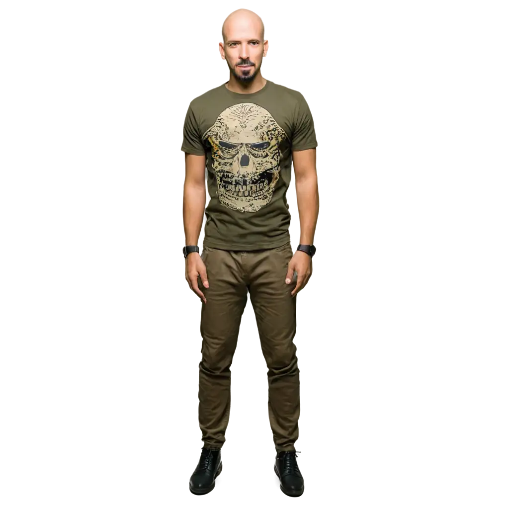 HighQuality-PNG-Image-of-an-Indonesian-Man-in-Skull-Shirt-Army-Pants-and-Shoes