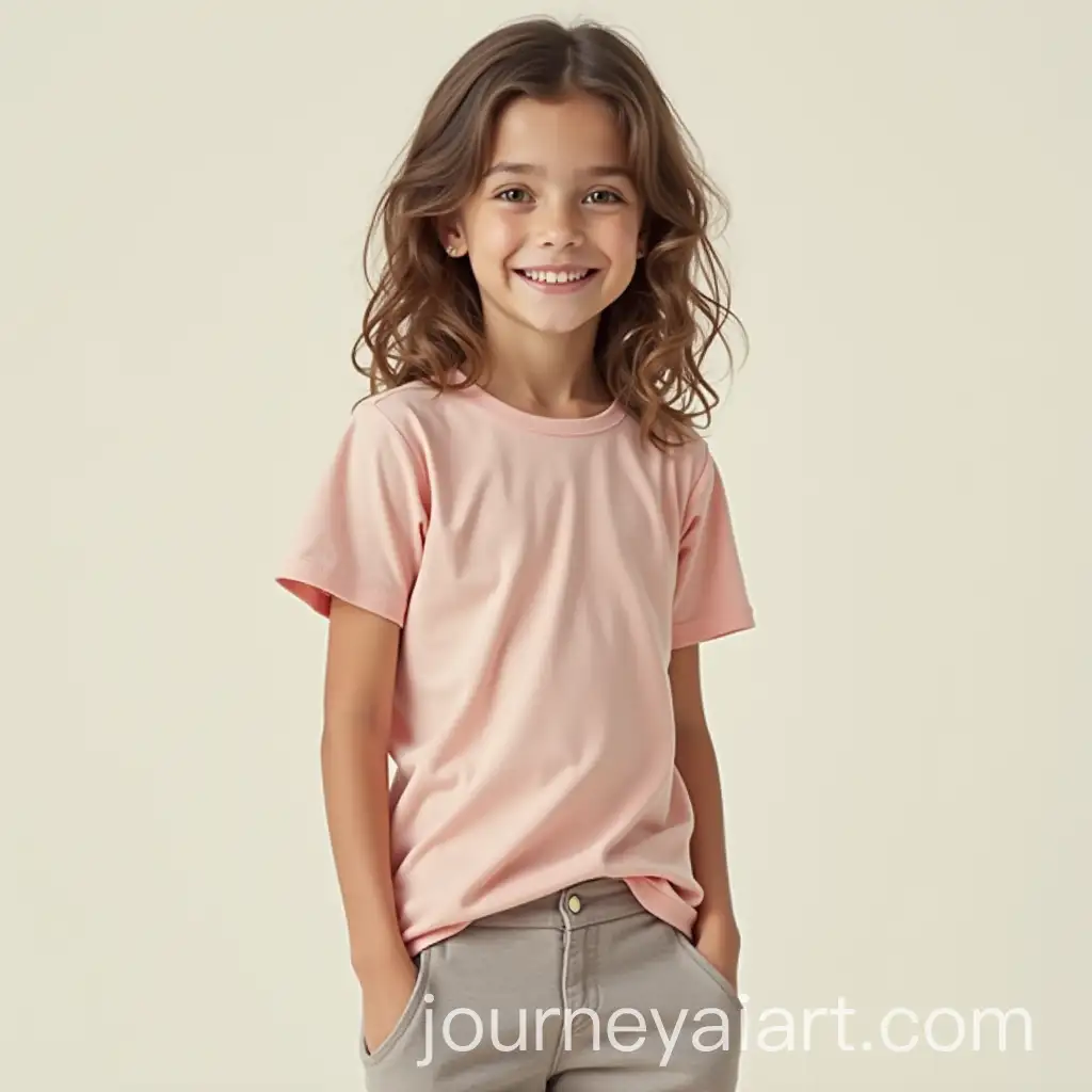 Young-Girl-in-Long-TShirt-Full-Body-Portrait