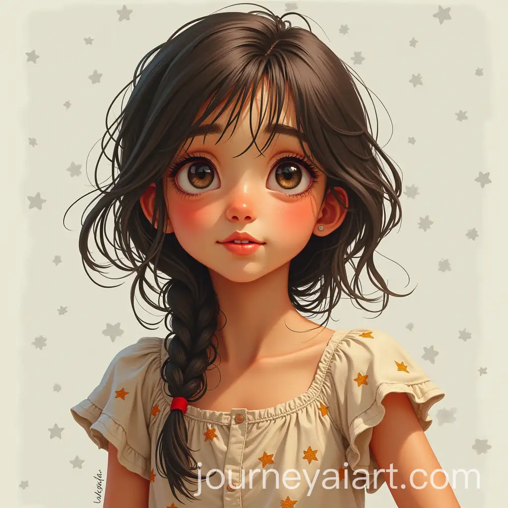 Young-Girl-with-Red-Umbrella-in-Rainy-City-Street