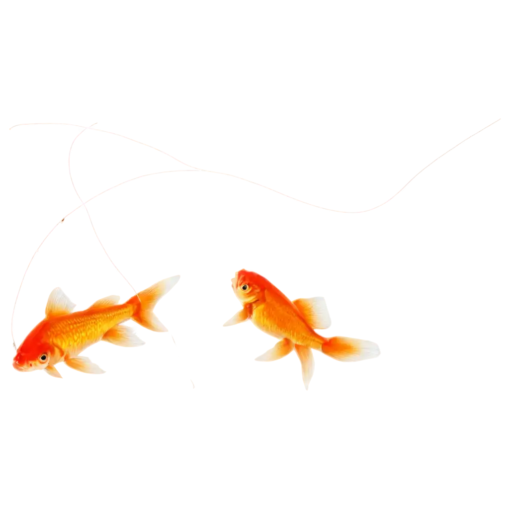 Fishing-Goldfish-PNG-Image-HighQuality-Transparent-Design-for-Versatile-Use