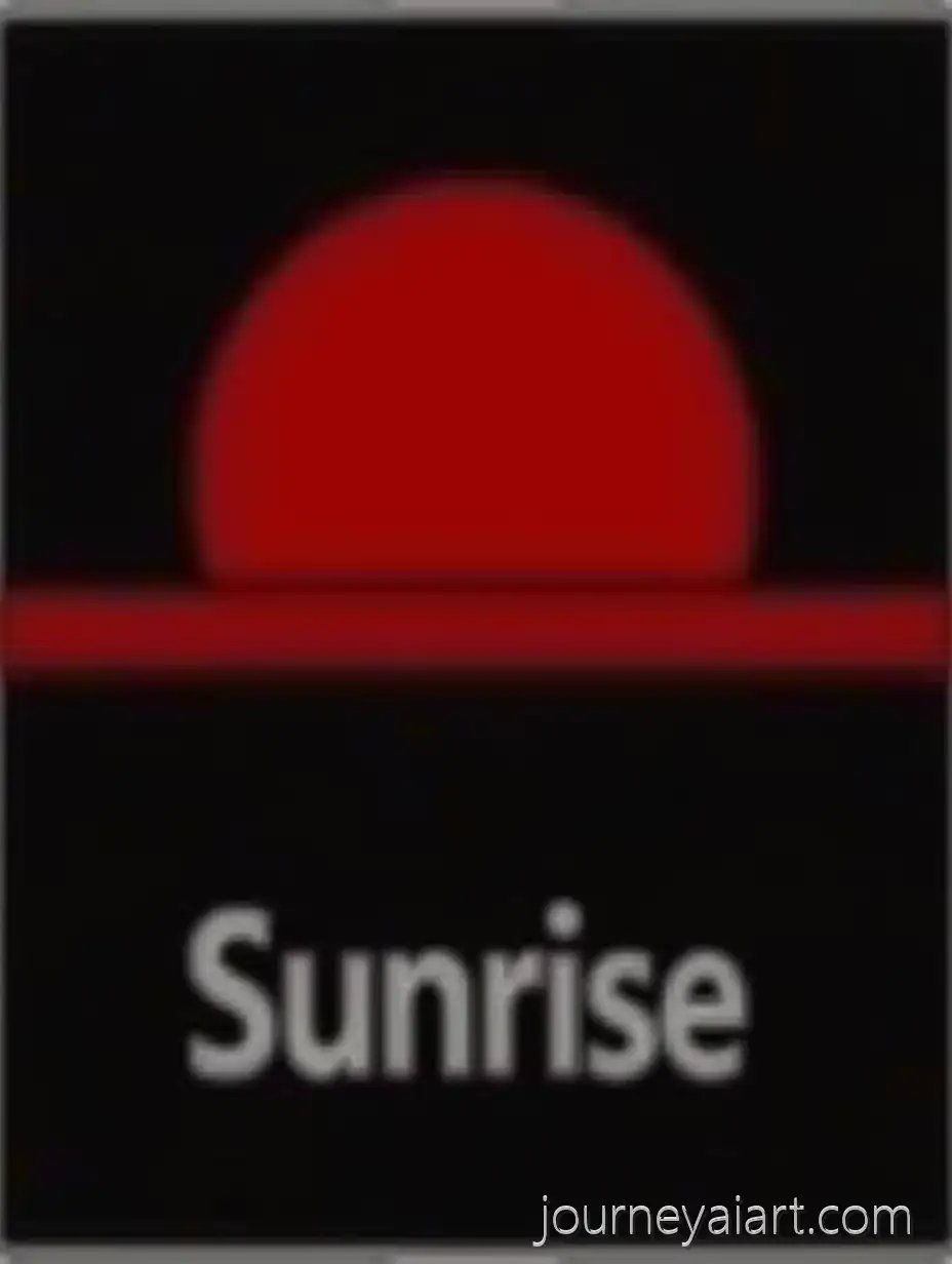 Minimalist-MilitaryStyleSunrise-logo-design-Sunrise-Emblem-with-Bold-Red-Sun-and-Text