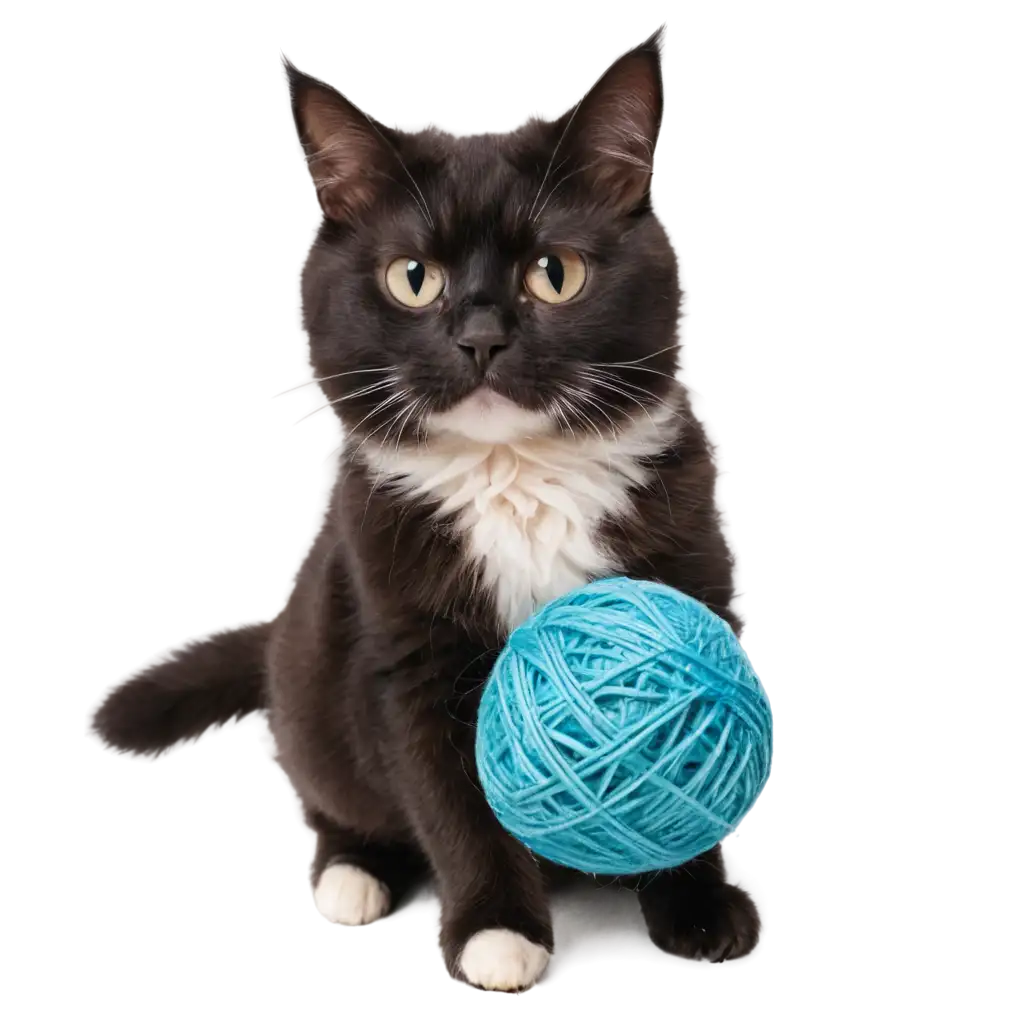 Playful-Cat-with-Yarn-PNG-Image-Creative-and-Adorable-Visual-Content