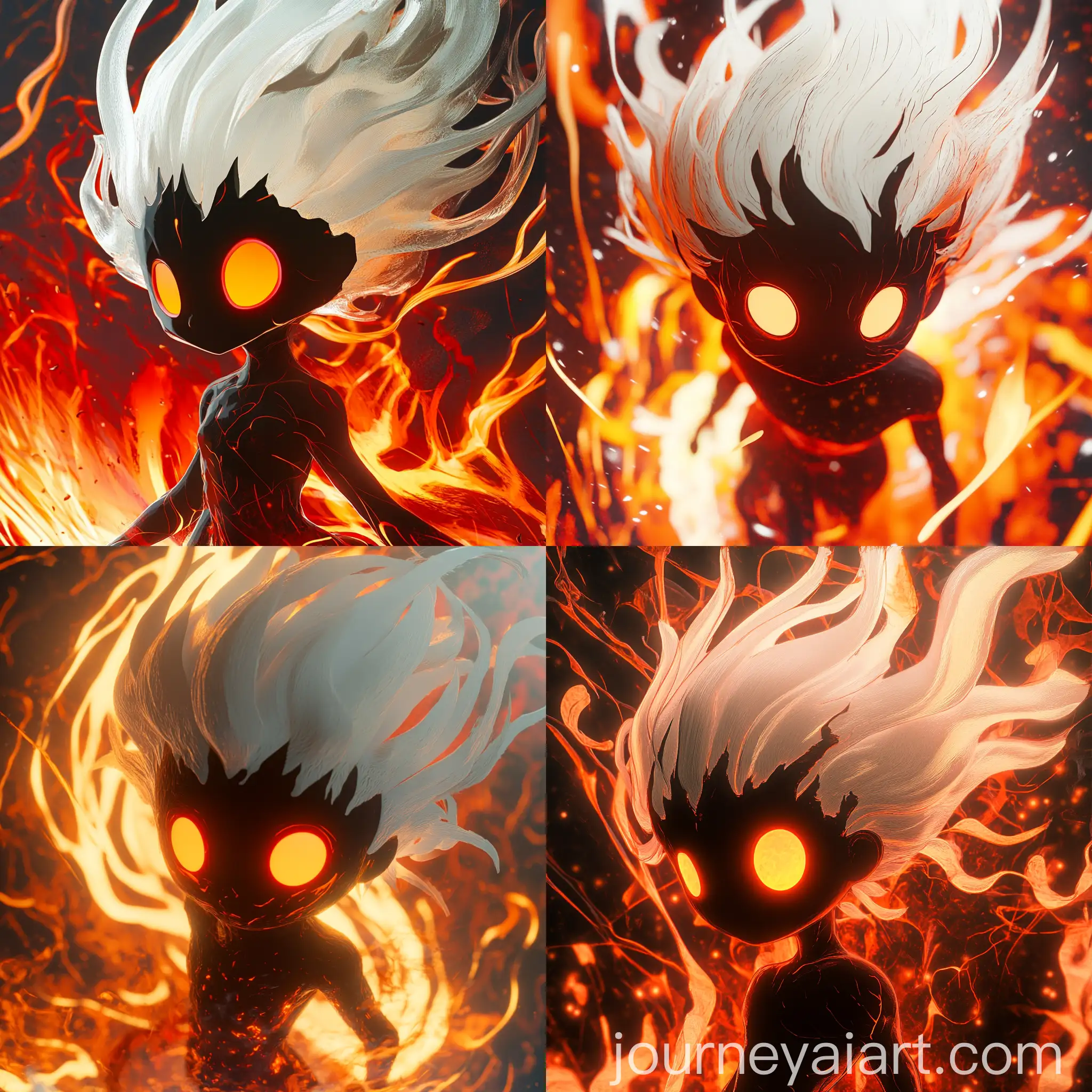 Fiery-Stylized-Character-with-Glowing-Orange-Eyes-in-Swirling-Flames