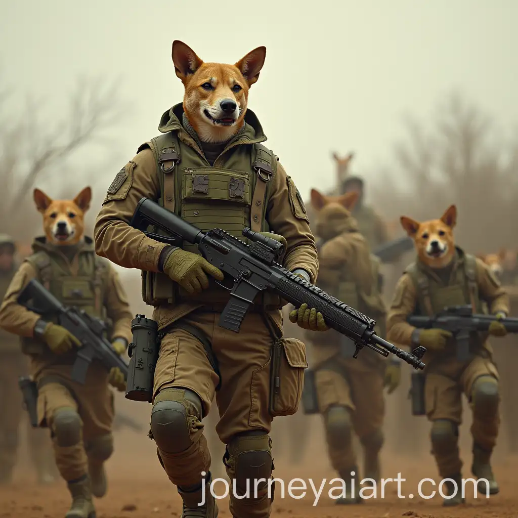 Dynamic-Animal-Army-in-Battle-Formation