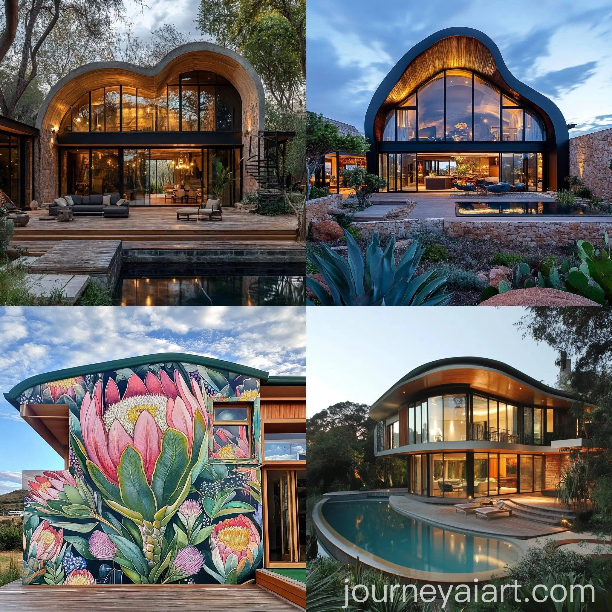 Protea-Inspired-House-Abstract-Floral-Architecture-Design