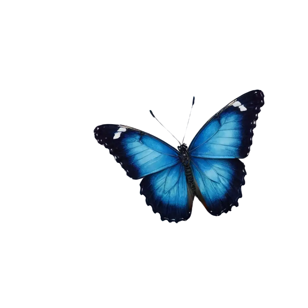 Butterfly-Blue-PNG-Ethereal-Beauty-in-HighResolution-Art