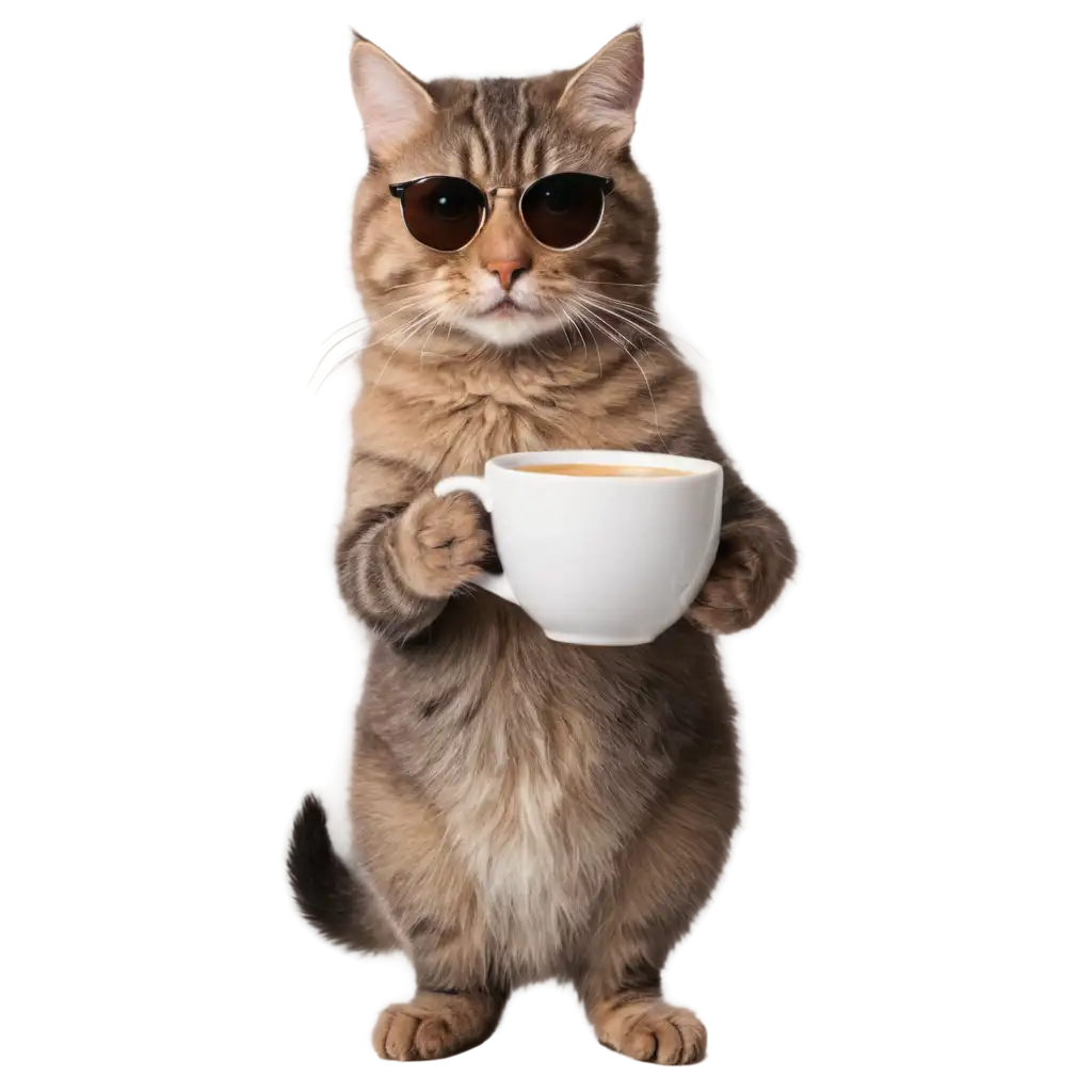 PNG-Image-of-a-Cool-Cat-Wearing-Sunglasses-and-Sipping-Coffee