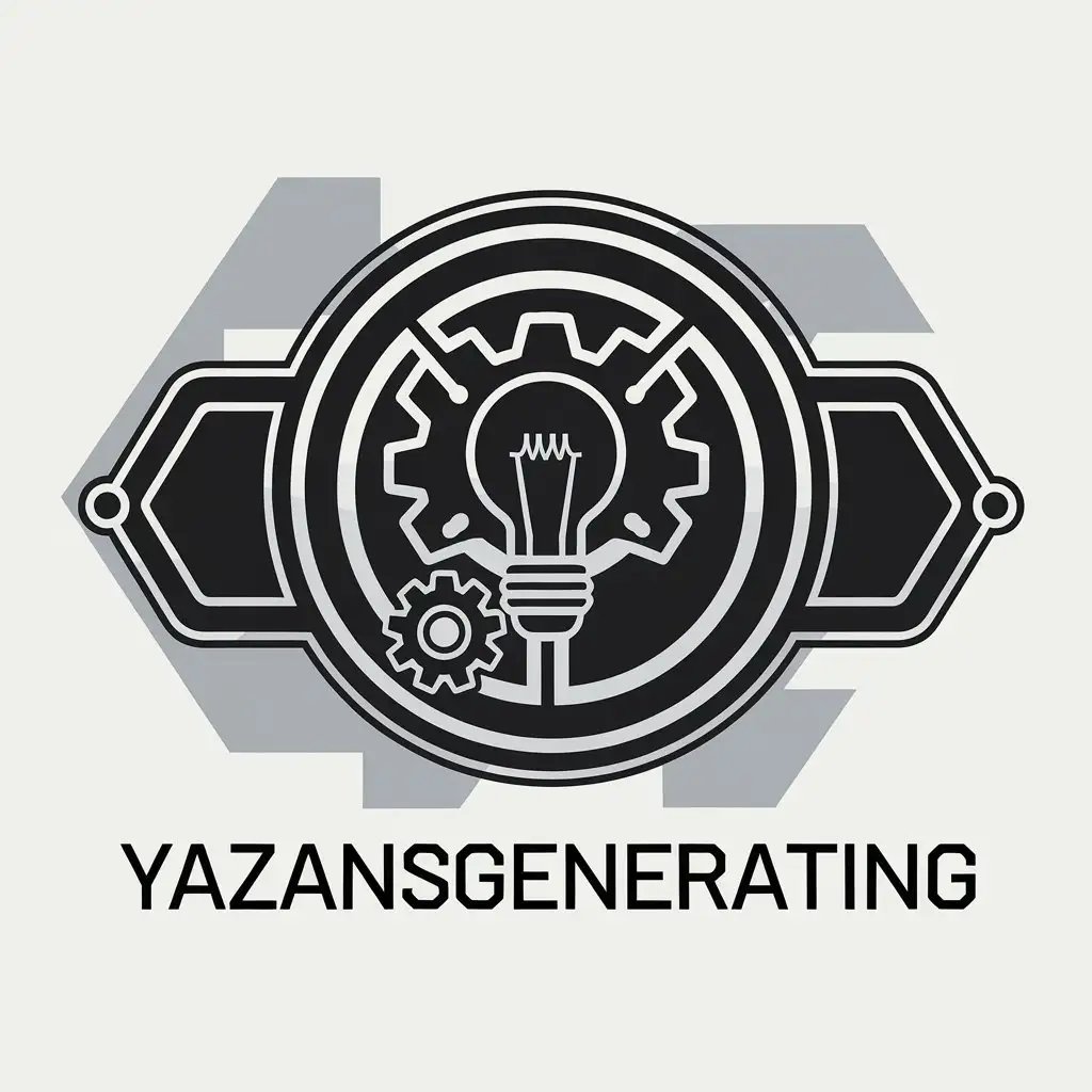 LOGO Design for YazansGenerating Vector Logo with Processing Symbol and Clear Background