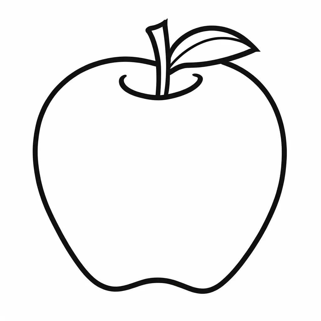 Simple-Apple-Coloring-Page-for-Toddlers