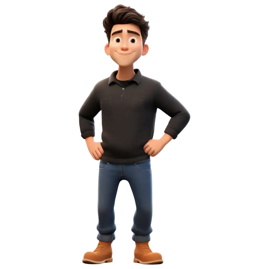 Cartoon-Man-in-Jeans-and-Black-Shirt-PNG-for-Versatile-Design-Applications