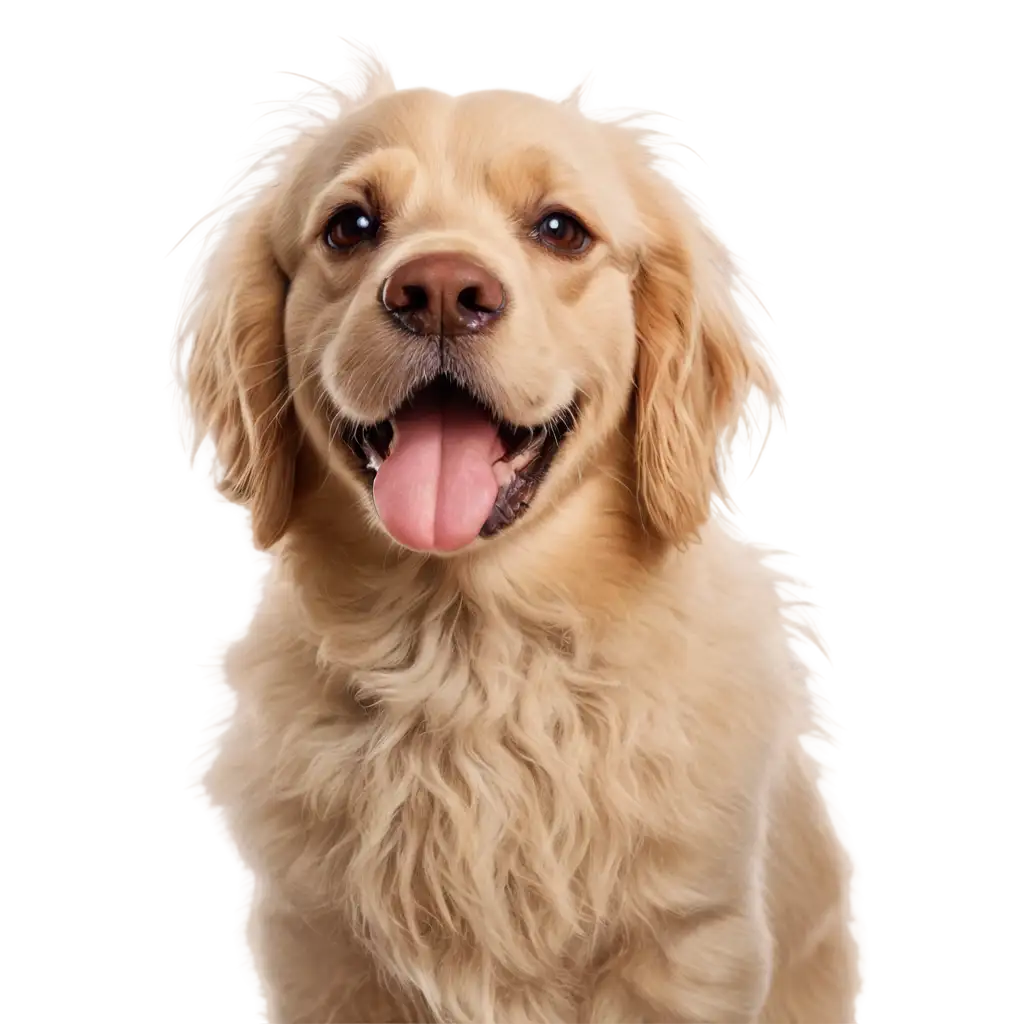 Fluffy-Beige-Usuge-Spaniel-Dog-PNG-Image-Happy-Dog-with-Tongue-Out-and-Topknot-for-Versatile-Use