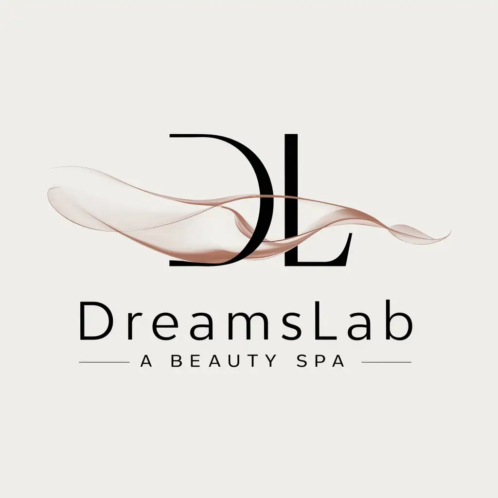 a logo design,with the text "Dreaslab", main symbol:Brand name DreamsLab,Moderate,be used in Beauty Spa industry,clear background