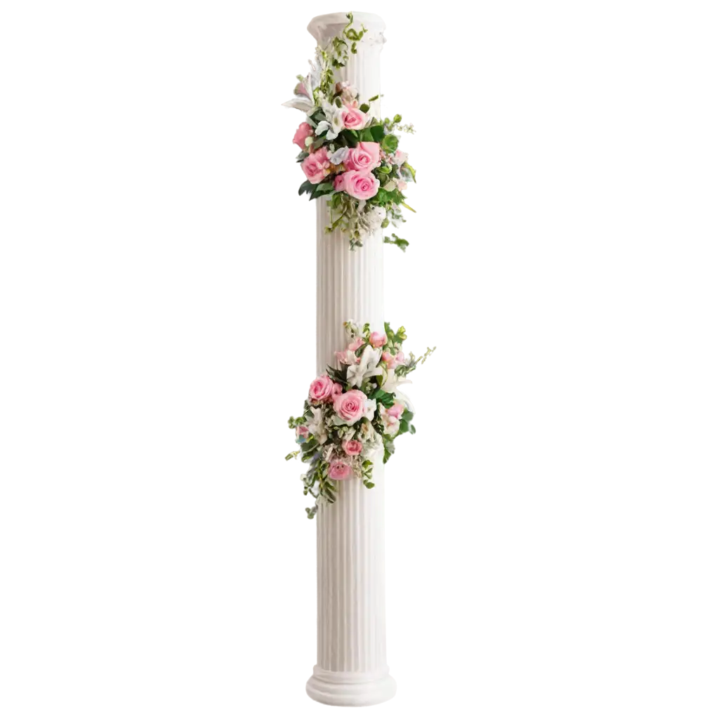 Vibrant-Columna-con-Flores-PNG-Image-Captivating-Floral-Column-in-HighQuality-PNG-Format