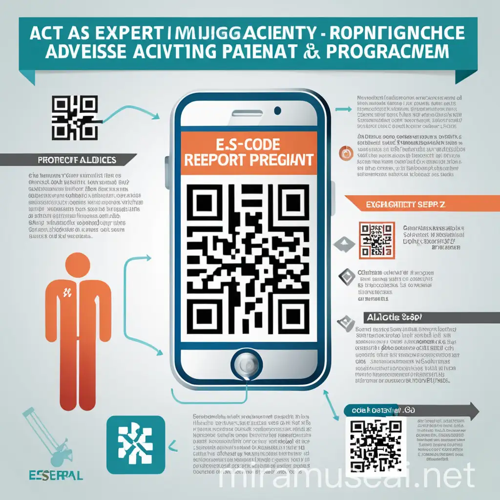 Infographic QR Code Reporting for Patient Safety at ESE HOSPITAL ALCIDES JIMNEZ