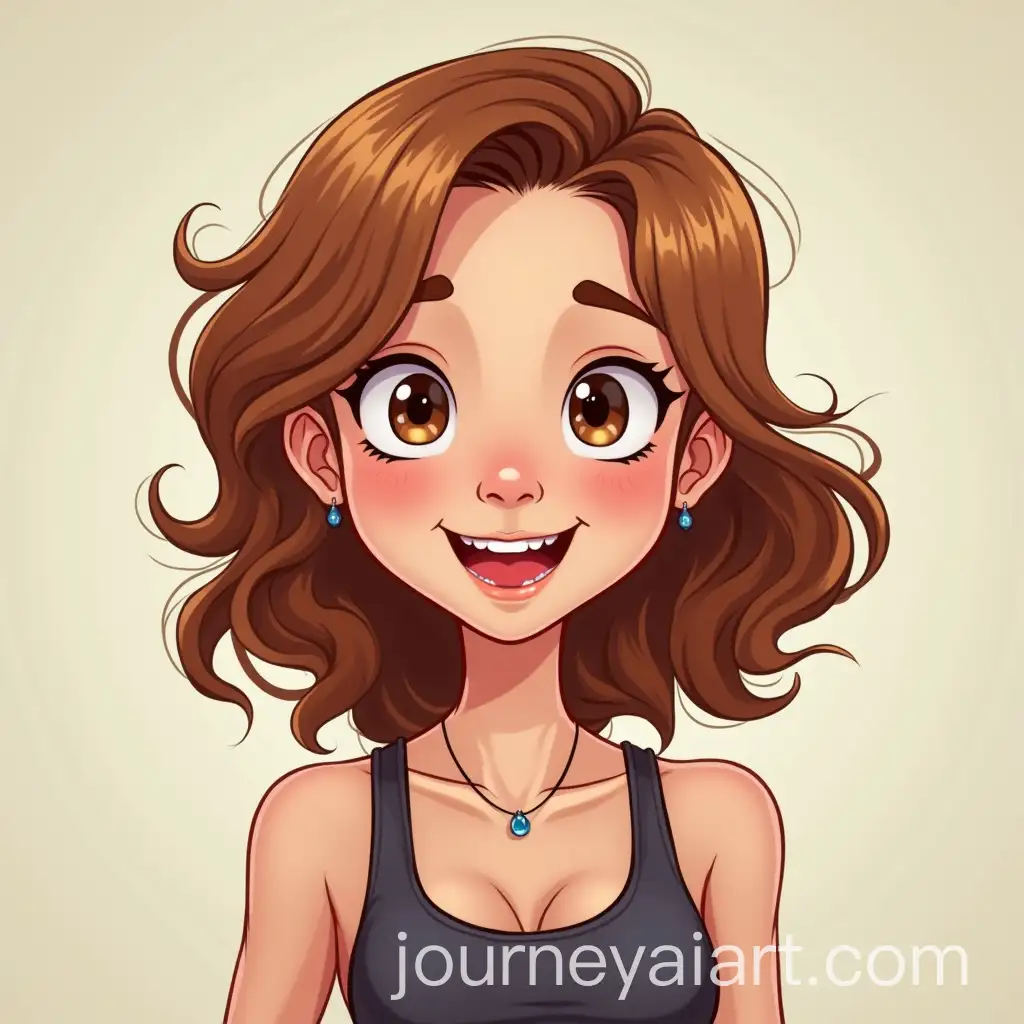 AI-Image-ExpansionCartoon-Style-Portrait-of-a-14YearOld-British-Girl