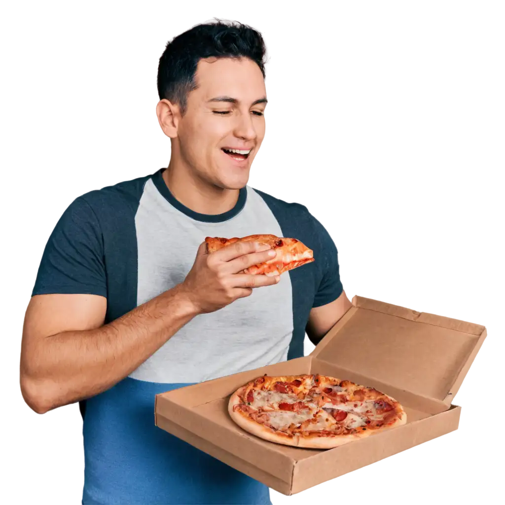 Man-Eating-Pizza-PNG-Image-High-Quality-for-Digital-Use