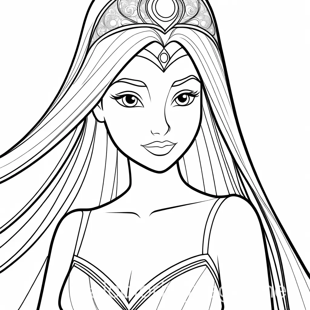 Superhero-Disney-Princess-Coloring-Page-for-Kids