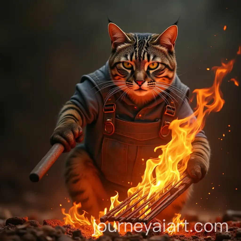 Crazy-Man-Grilling-a-Cat-Over-an-Open-Flame