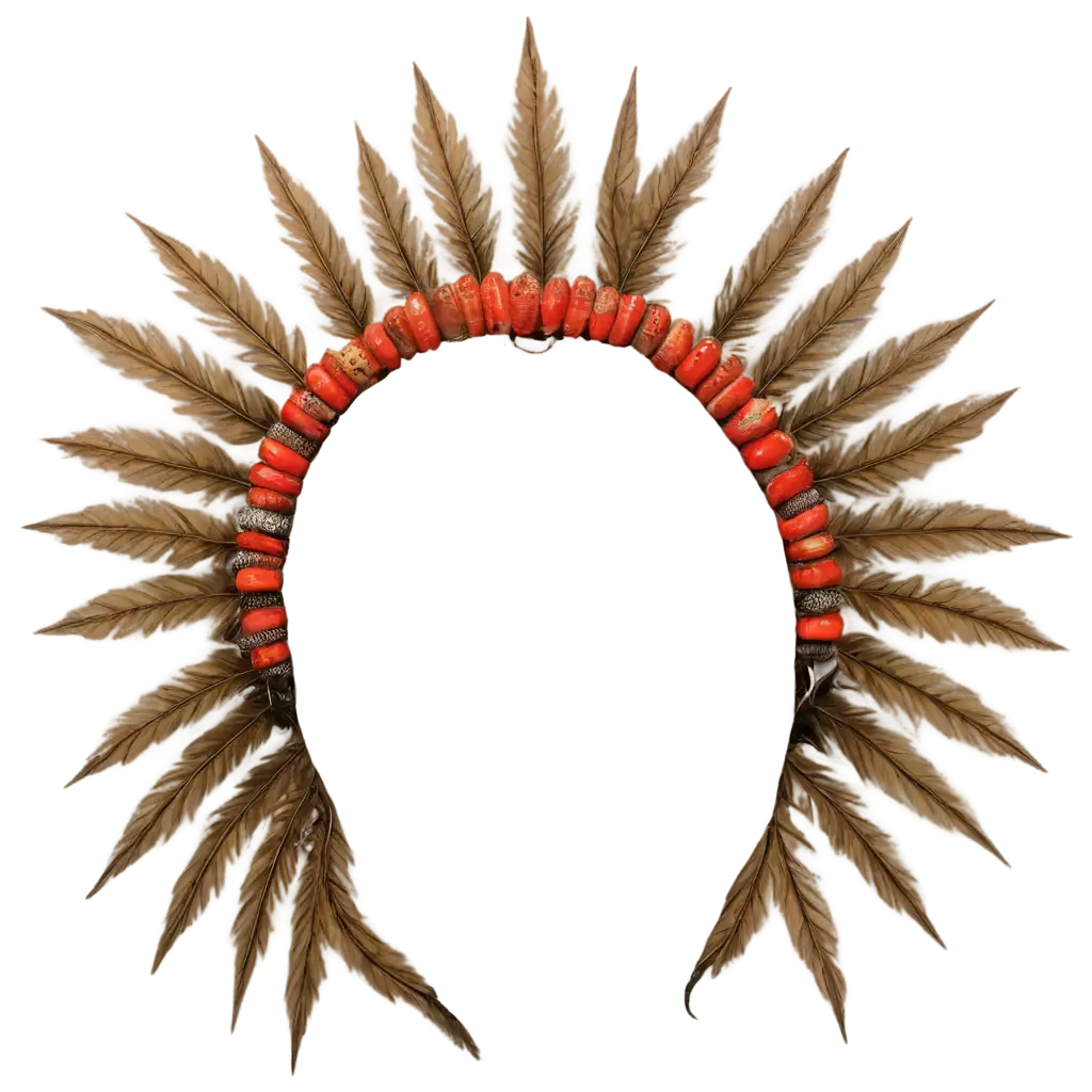 Papua-Head-Decoration-PNG-A-Traditional-Cultural-Symbol-for-Digital-Art-and-Design