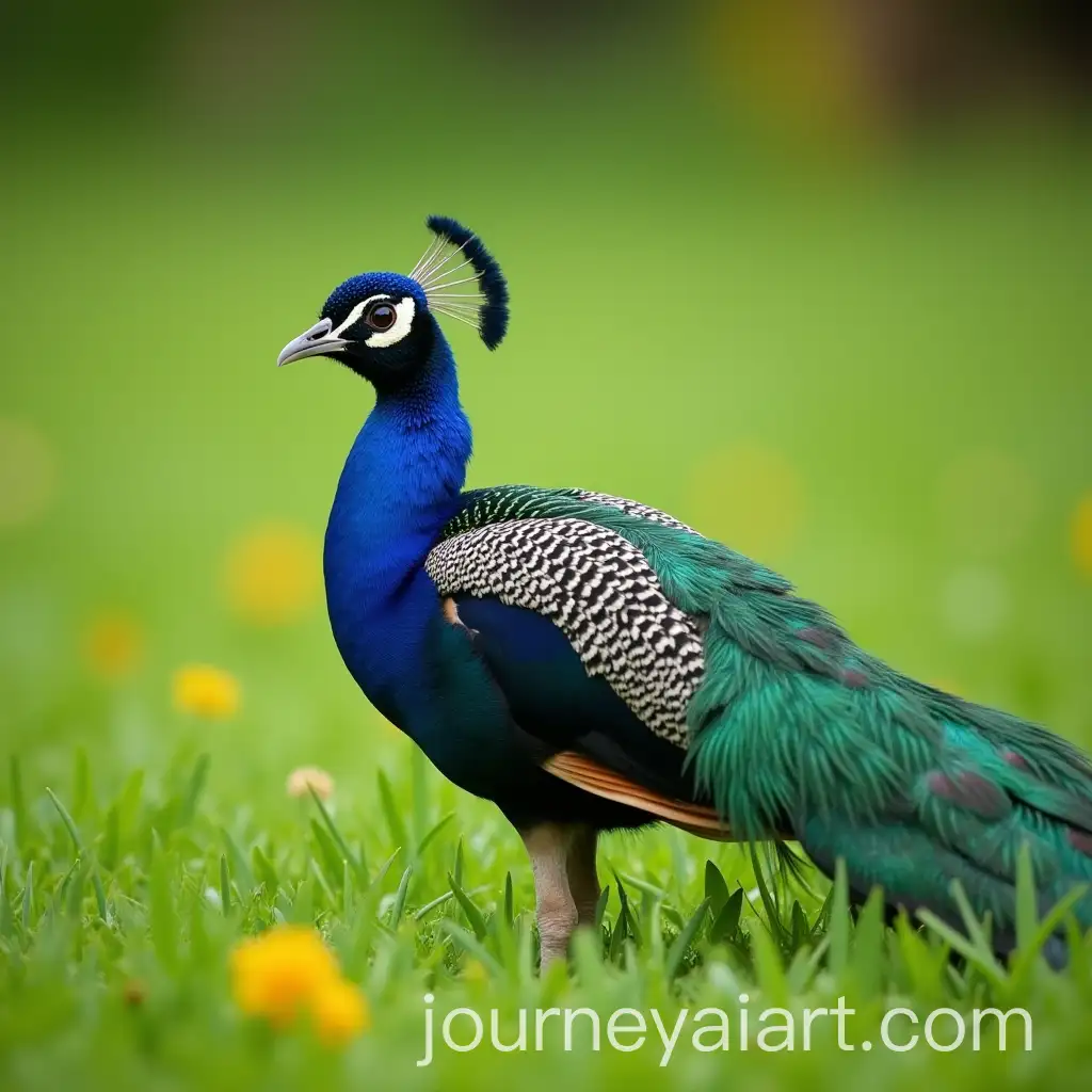 Baby-Peacock-in-Lush-Green-Garden