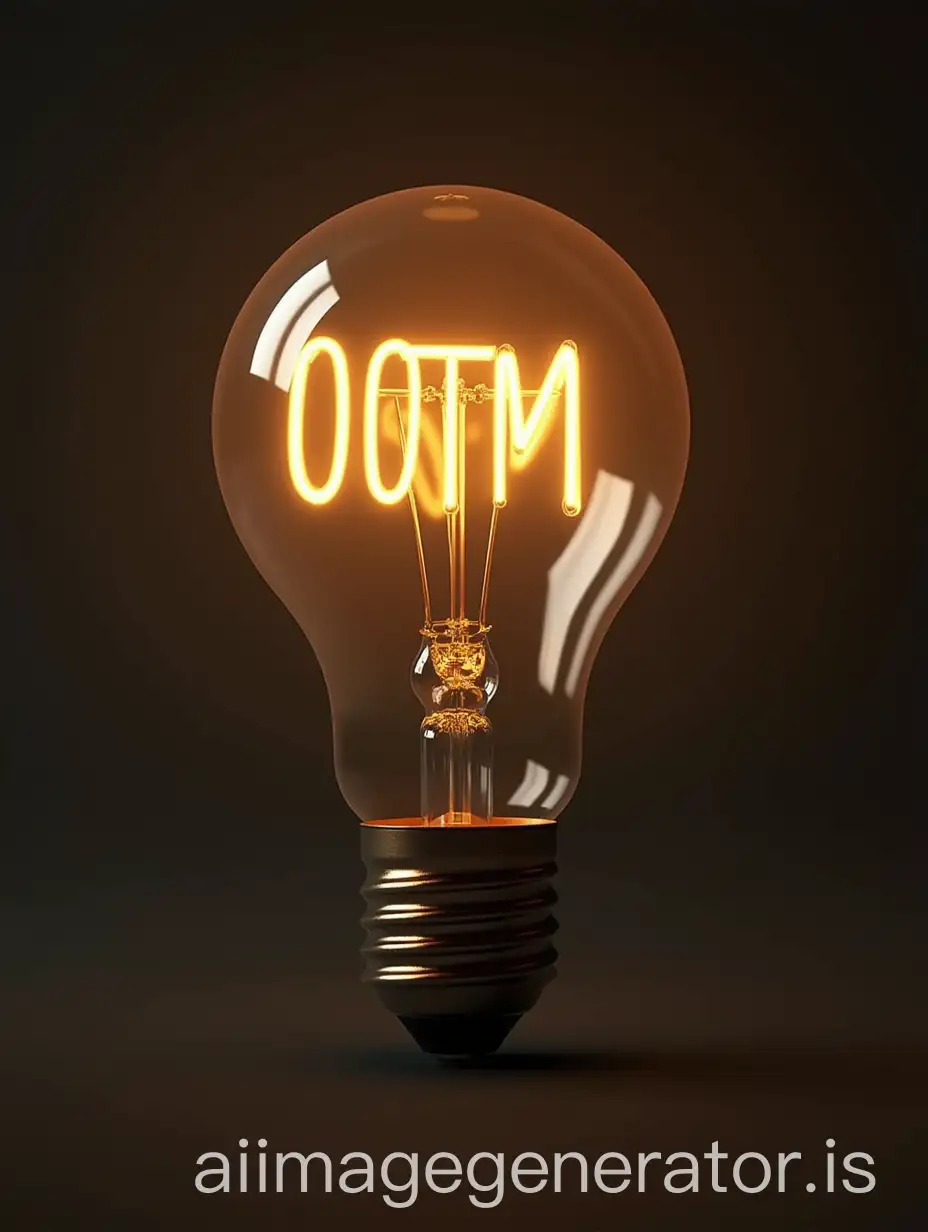 Modern-Light-Bulb-with-Artistic-Filament-Spelling-OOTM