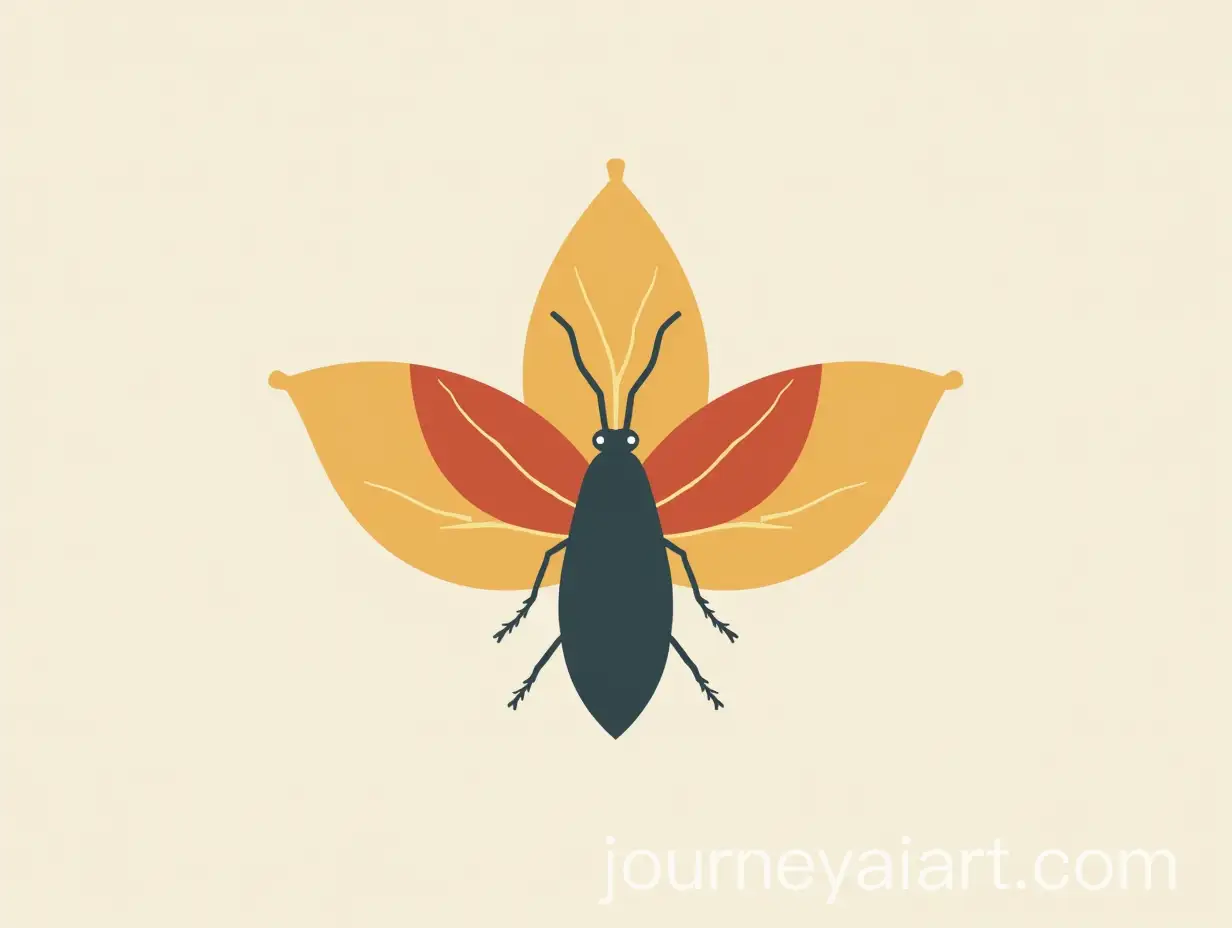 Minimalist-CicadaAI-Art-Prompt-Expansion-Flower-Logo-Design