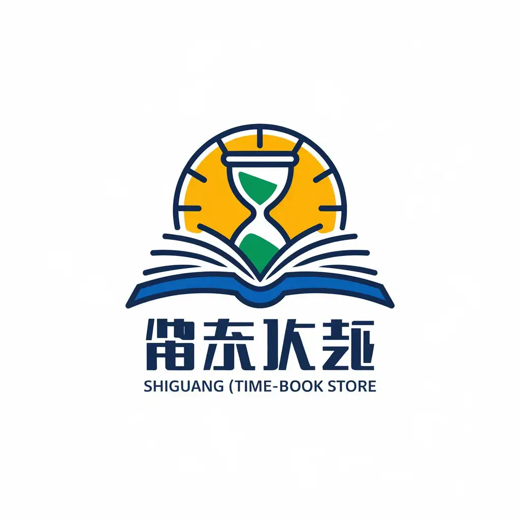 LOGO Design for Shgung Shw Hourglass Book Symbol for Education Industry