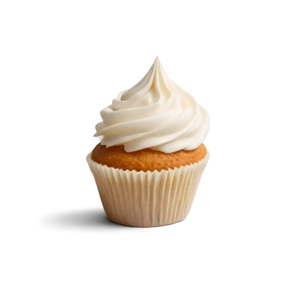 White-Cupcake-PNG-Image-for-HighQuality-Digital-Use