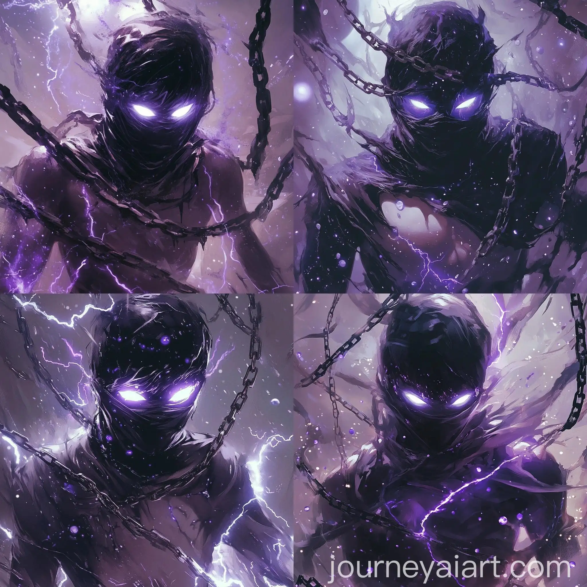 Elegant-Dark-Figure-with-Cosmic-Elements-and-Purple-Lightning