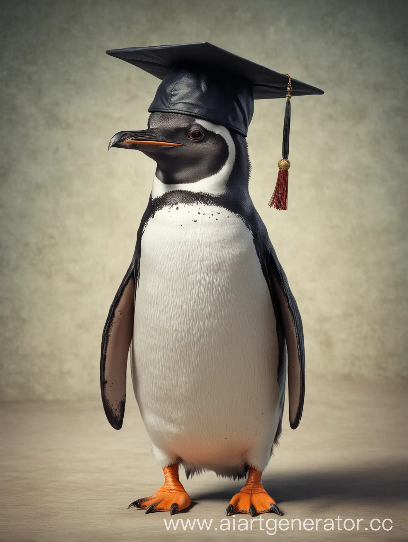 Penguin-Wearing-Academic-Cap-in-Scholarly-Setting