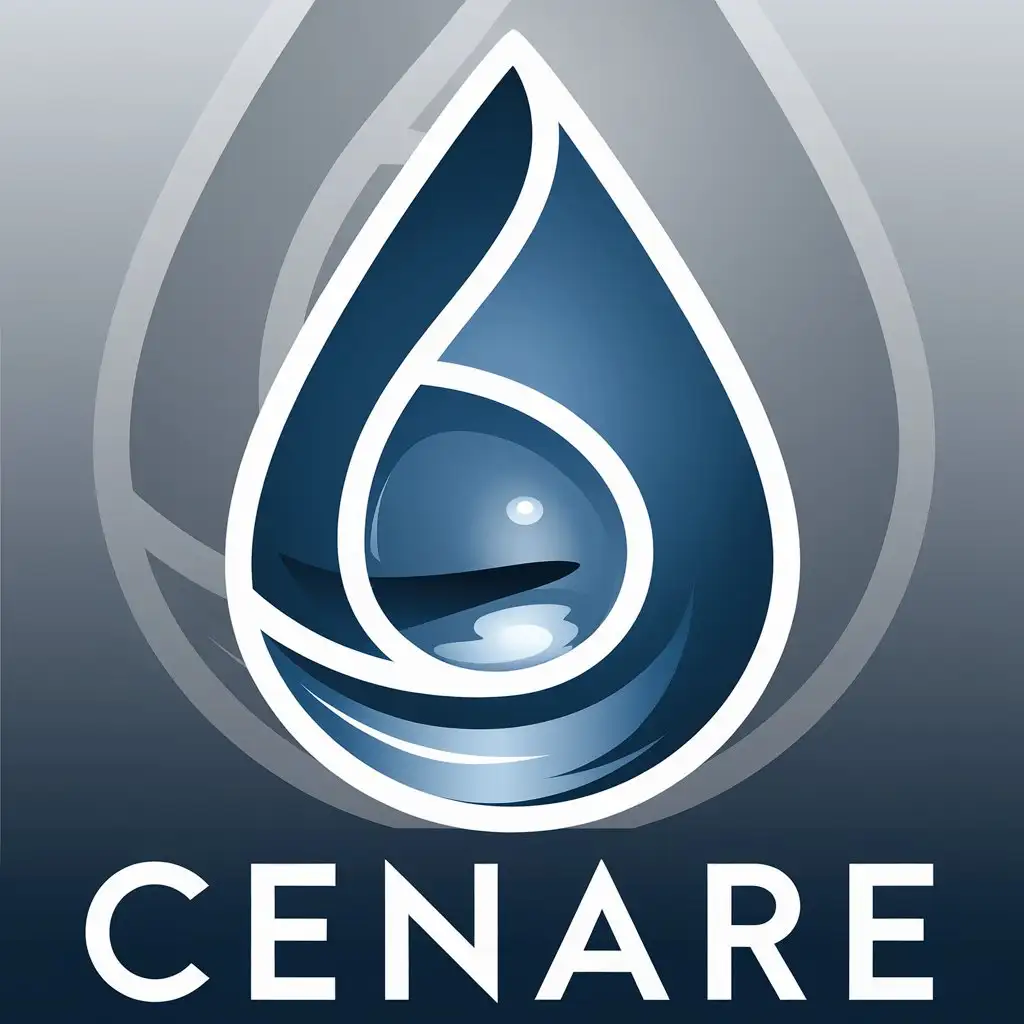 LOGO Design for Cenare Water Drop Rescue Theme with Clear Background