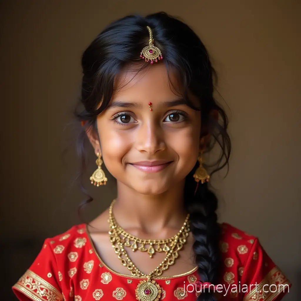 PortraitIndian-girl-traditional-attire-of-an-18YearOld-Indian-Girl-in-Traditional-Attire