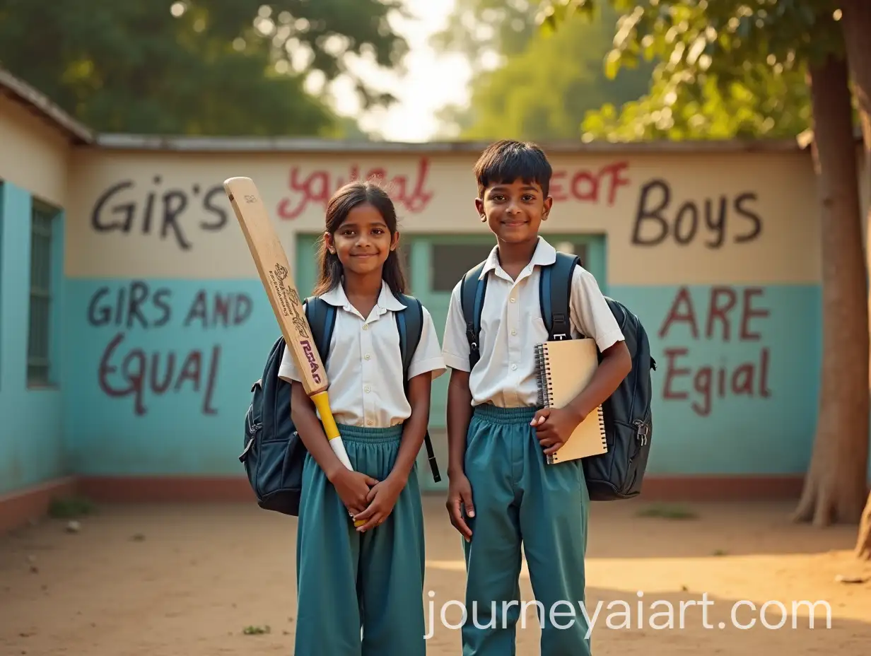 Indian-SchoolchildrenAI-Image-Prompt-Expansion-Empowerment-in-Rural-Setting-with-Equal-Potential-Message