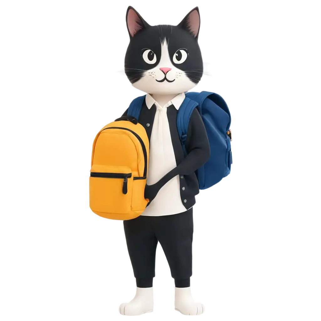 Adorable-Cat-with-School-Bag-PNG-Perfect-for-Creative-Projects