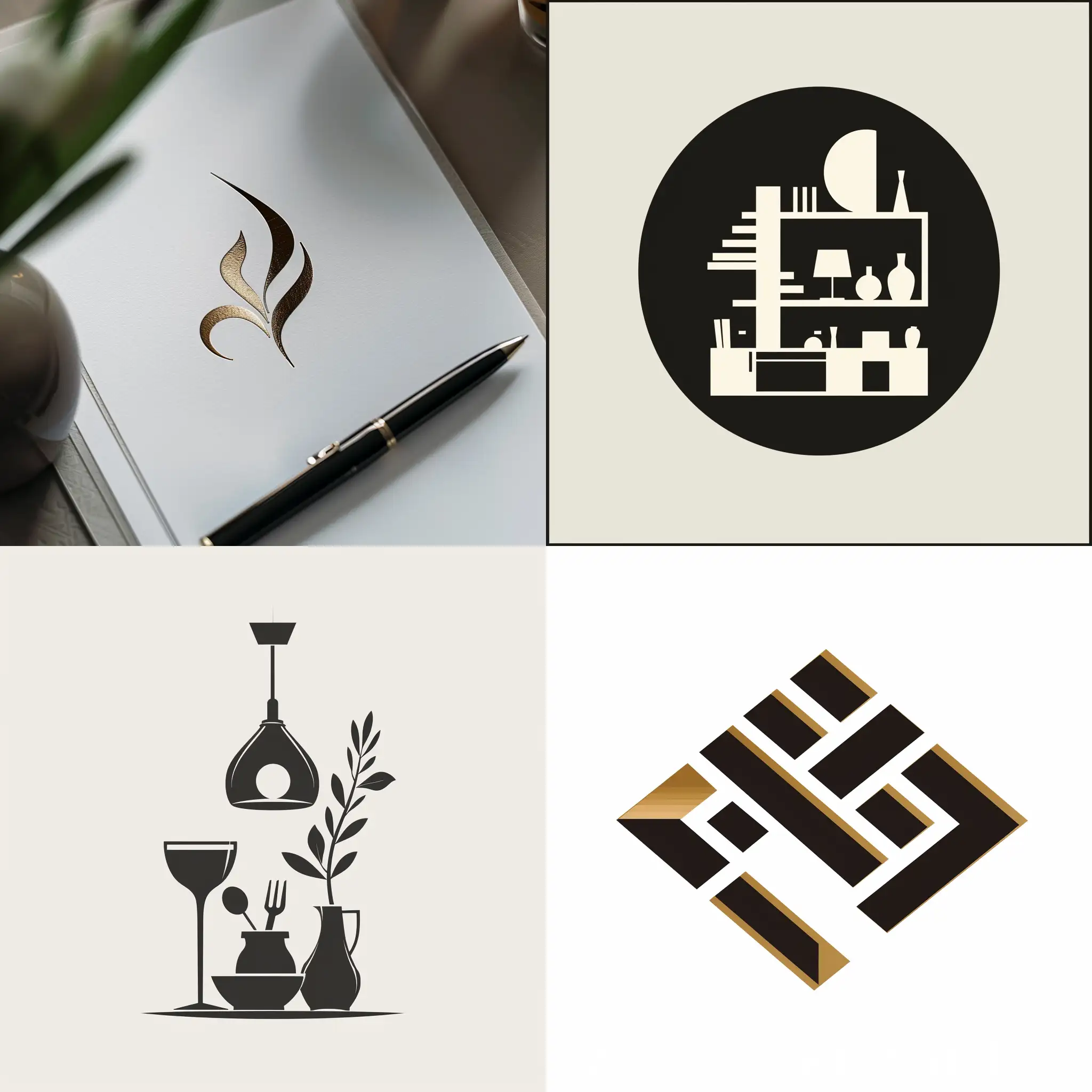 Interior-Design-Logo-with-ErgoDecor-Elements