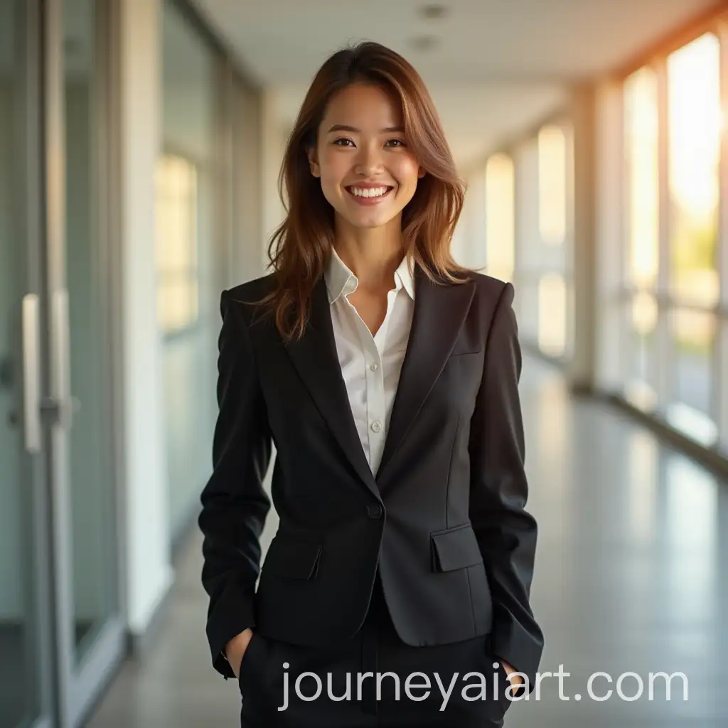 Business-Style-Sales-Suit-with-Beautiful-Light-and-Happy-Faces